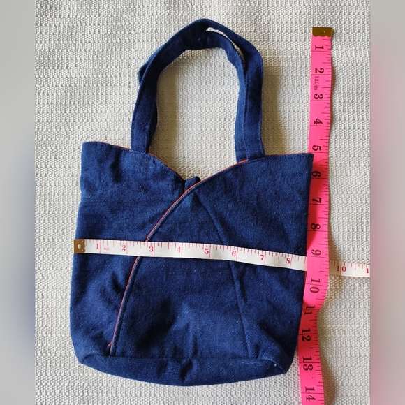 Genuine Indigo Dyed Tote Bag Japan - Picture 9 of 9